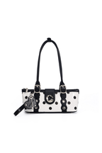 Retro Polka Dot Baguette Bag
