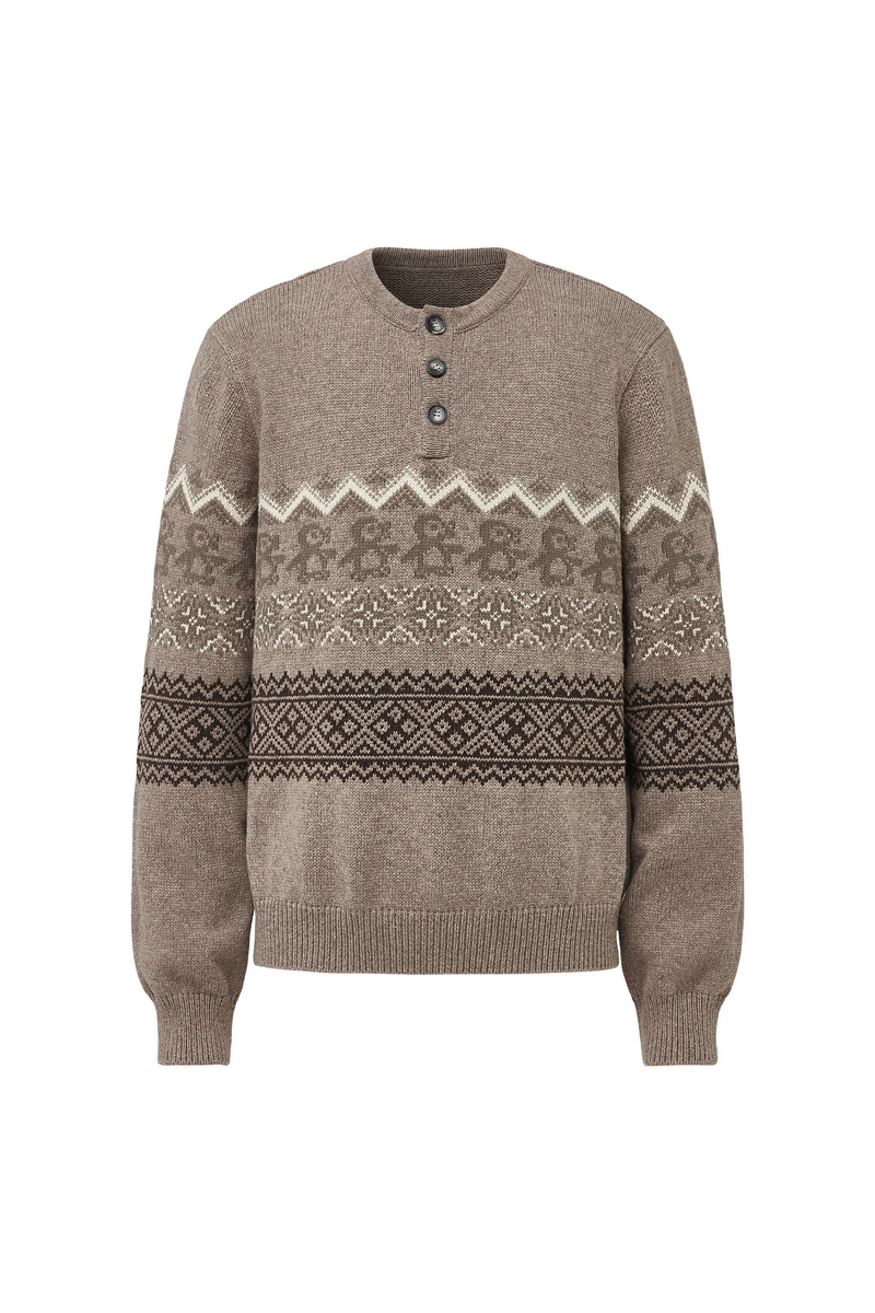 Fair Isle Knit Sweater