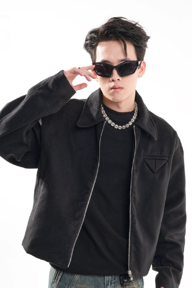 Cropped Work Jacket