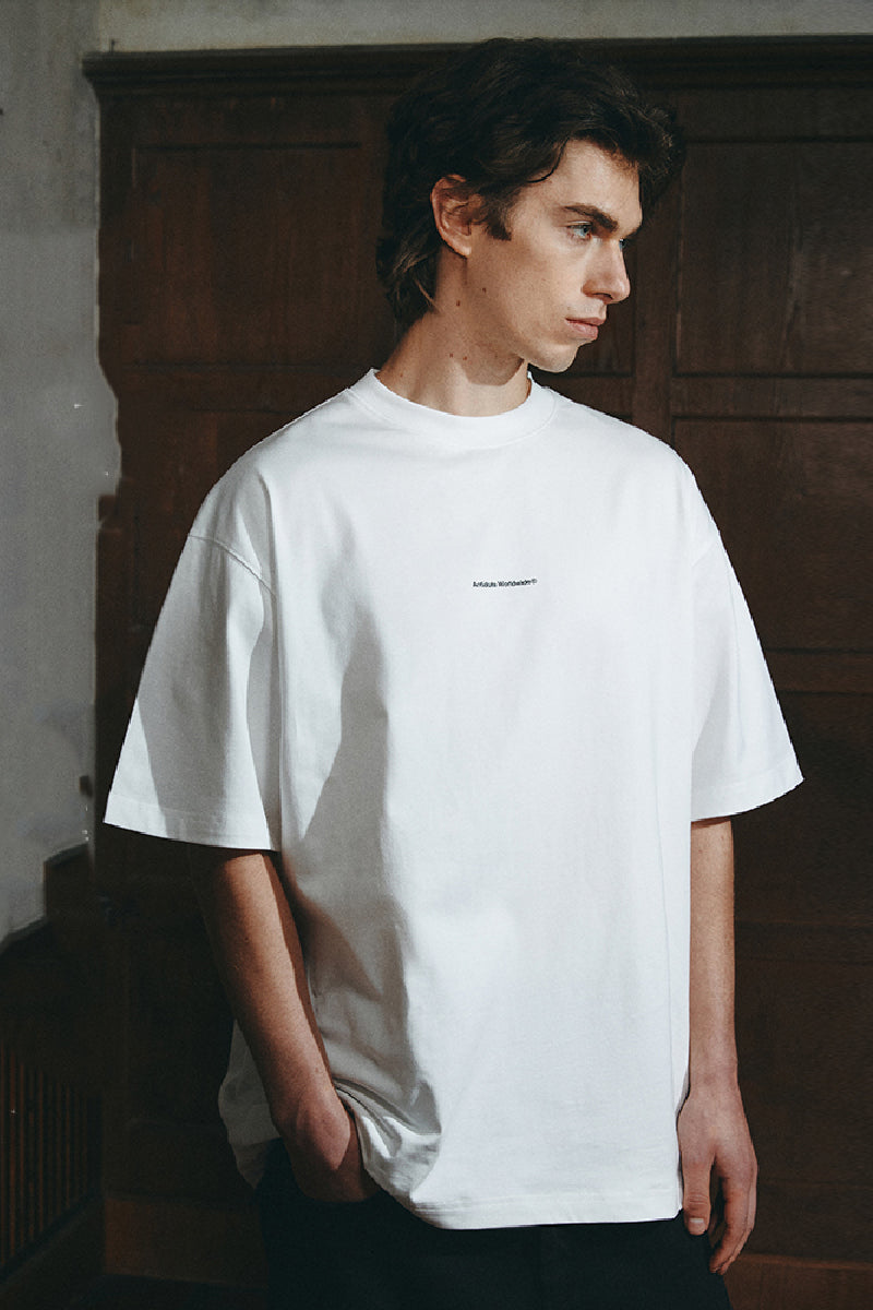 Minimalist Letter Print Tee