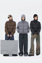 Modern Cropped Down Jacket