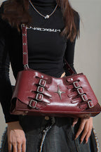 Dark Y2K Starry Shoulder Bag