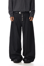 Five Button Pleated Pants