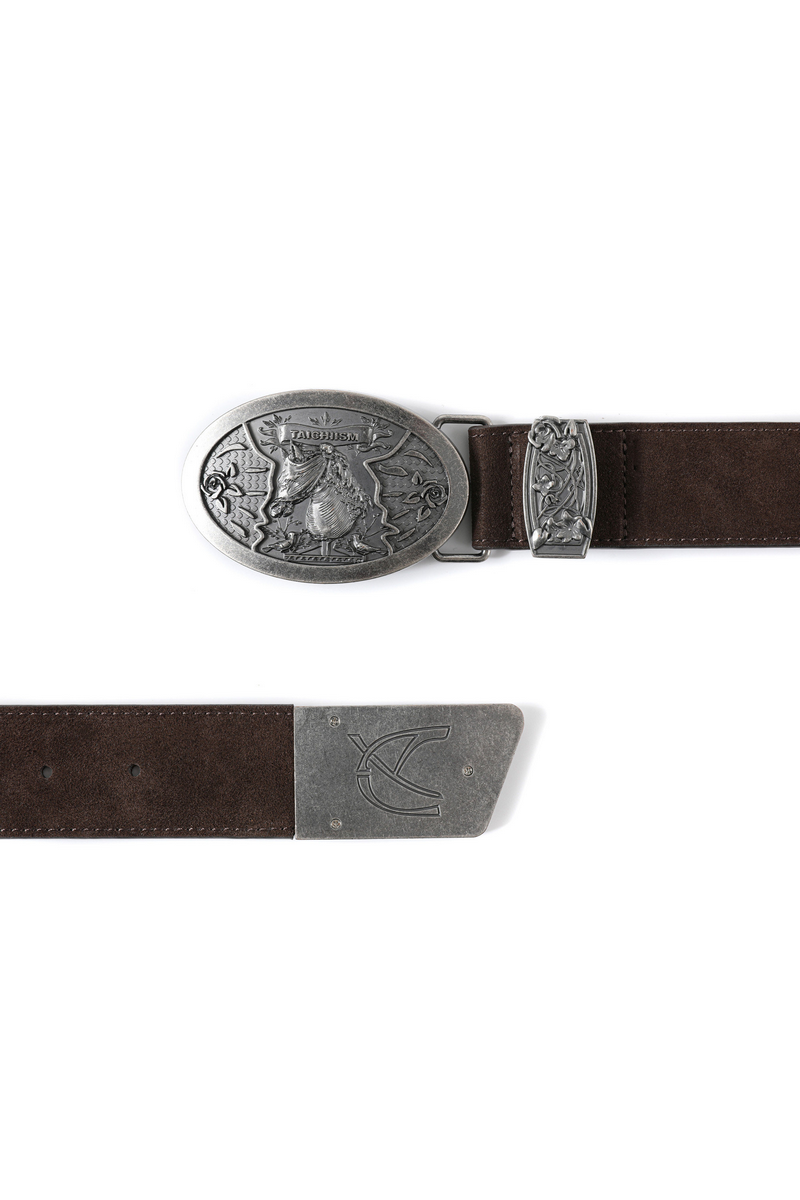 Embossed Leather Belt