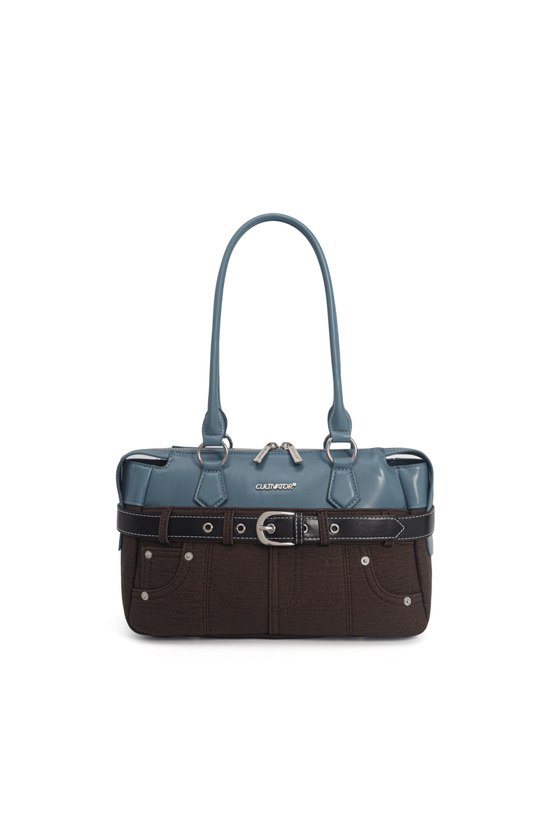 Retro Colorblock Bowling Bag