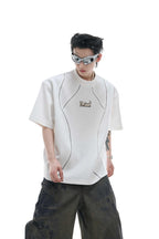 Deconstructed Cotton Metal Tee