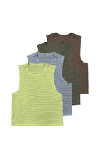Tortoise Shell Textured Tank Top