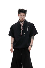 V-Neck Padded Track Shirt