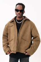 Suede Pilot Jacket