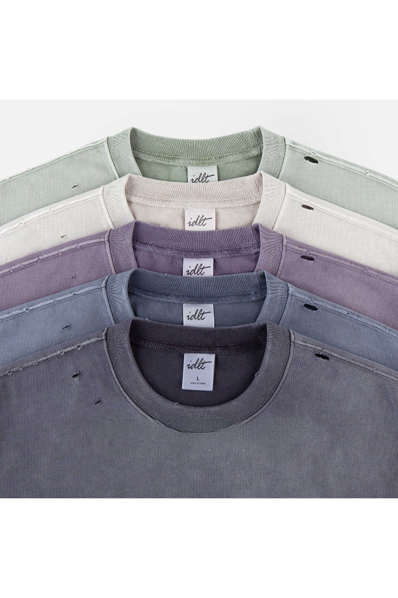 Distressed Spray Oversized Tee