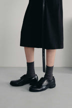 Streamlined Leather Derby Shoes