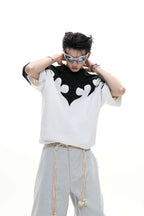 Burnout Rhinestone Cotton Tee