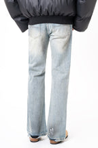 Vintage Distressed Straight Jeans - EU Only