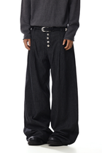 Five Button Pleated Pants