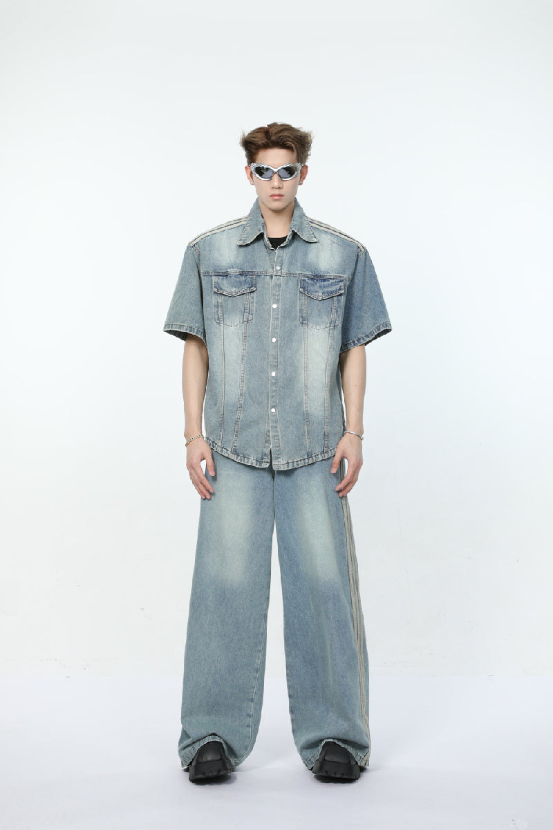 Vintage Loose Washed Jeans