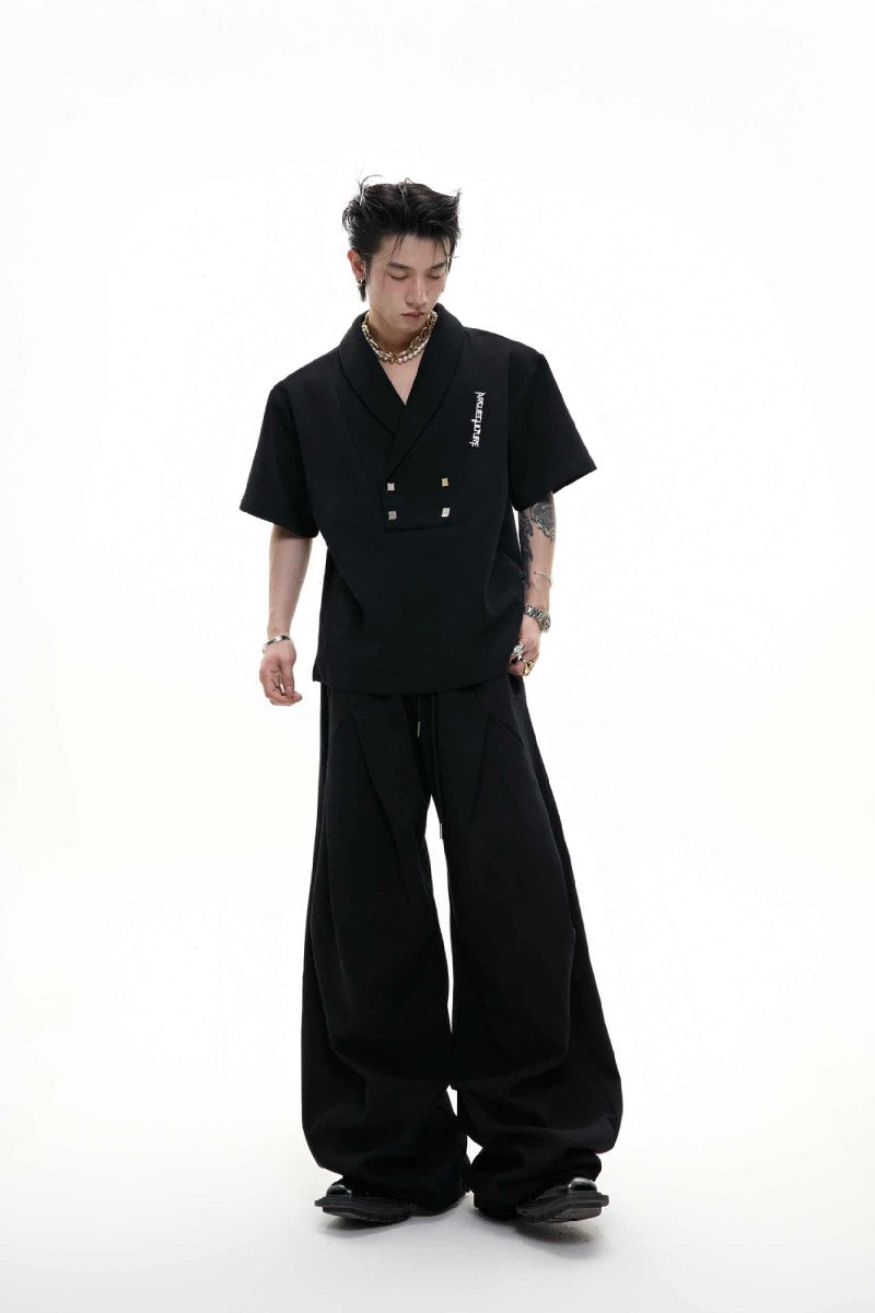 V-Neck Padded Track Shirt