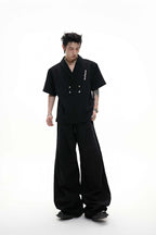 V-Neck Padded Track Shirt