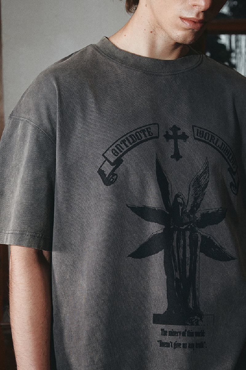 Vintage Plague Doctor Print Tee