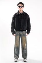 Cropped Work Jacket
