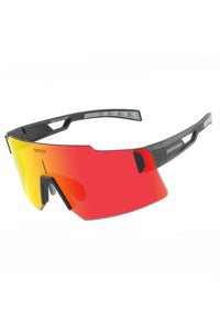 TR90 Black Sand / PC Fully Colorful Red