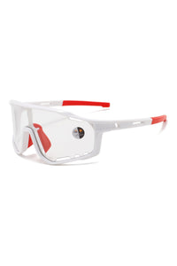 White And Red Frame Color Changing Film