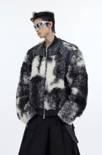 Tie Dyed Sherpa Jacket
