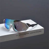 White Frame Blue Lens