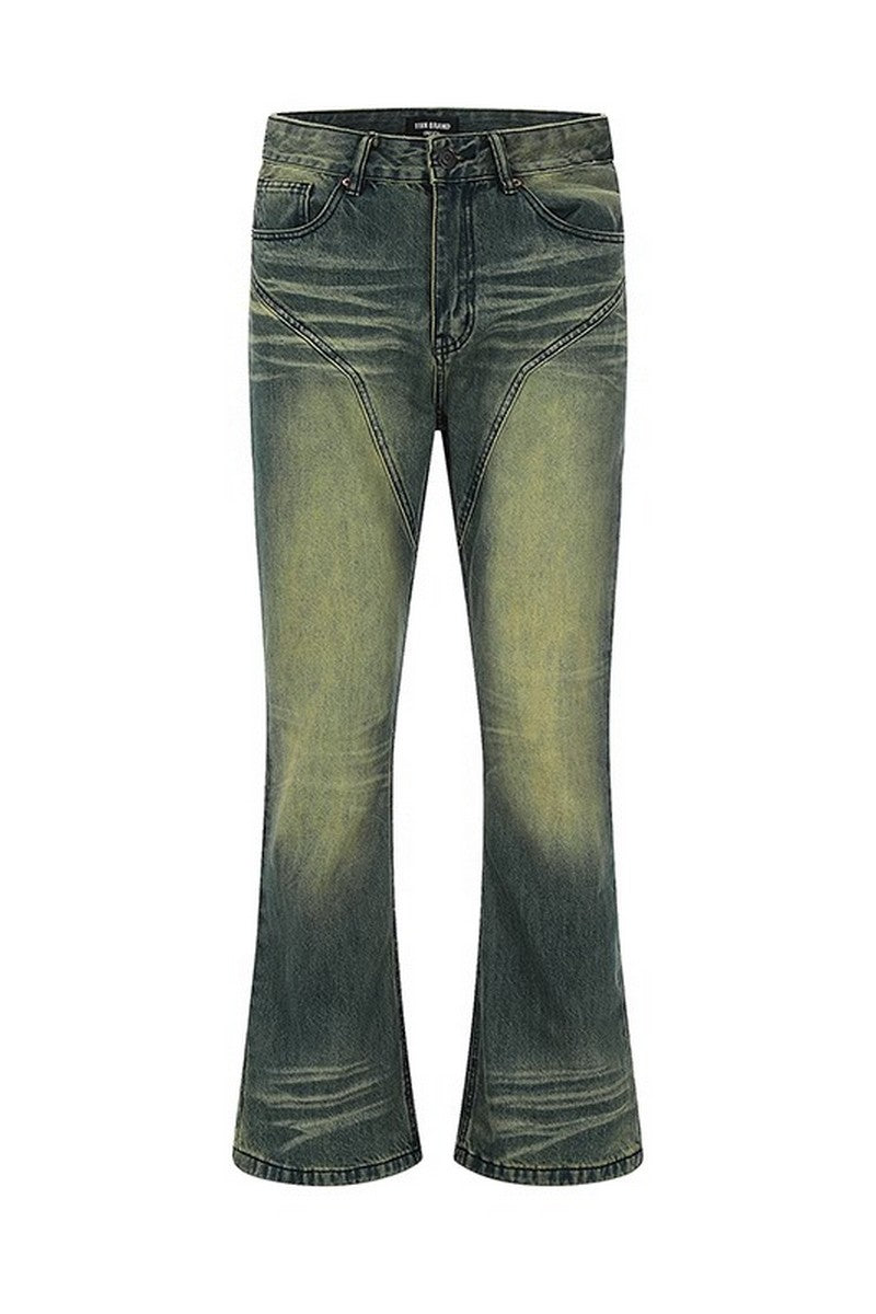 Washed Flared Jeans