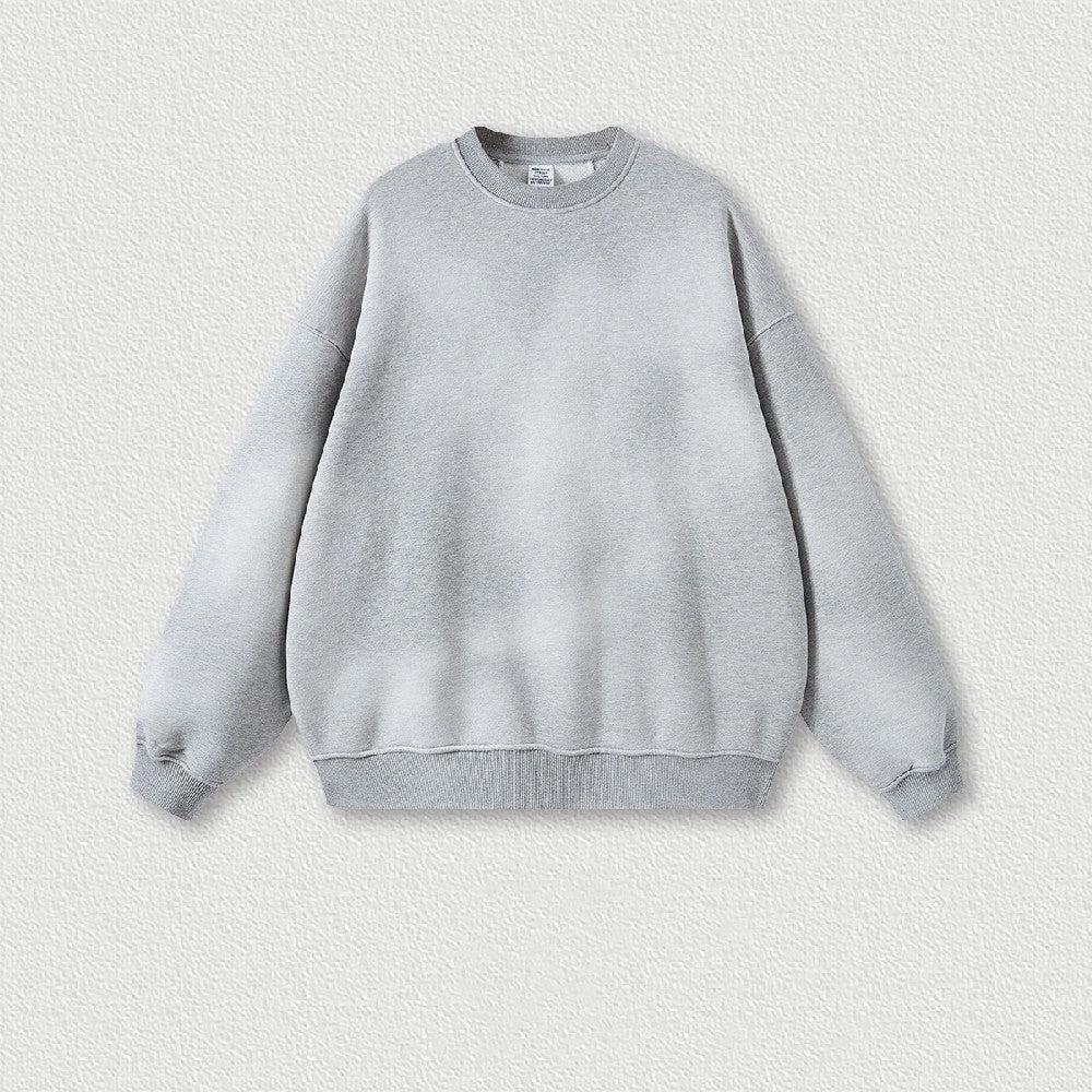 Heavy 400G Washed Crew