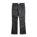 Flared Wax Jeans