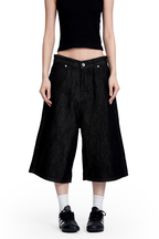 Raw Denim Shorts
