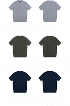 Cable Knit Crewneck T-Shirt