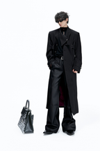 Deconstructed Long Trench Coat
