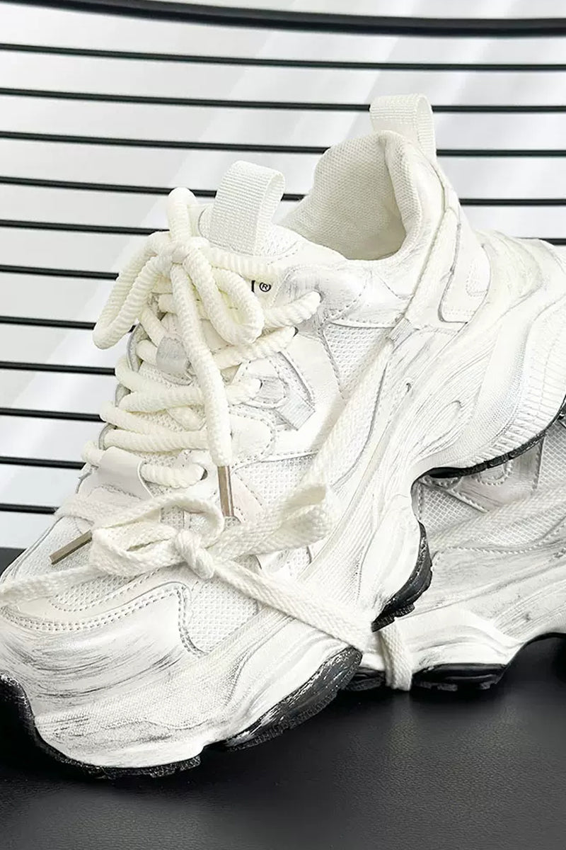 Vintage Chunky Lace-Up Dad Sneakers - EU Only