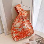 Retro Pattern Knitted Handbag