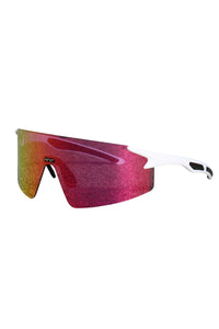 Photochromic 2 Lenses White Frame Red Lenses