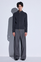 Layered Pleated Wide Pants