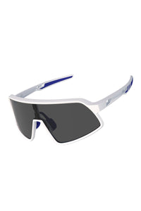 White Frame Black Gray Lens (HD Polarized)