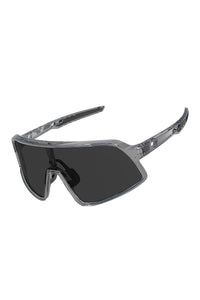 Transparent Frame Black And Gray Lenses (HD Polarized)