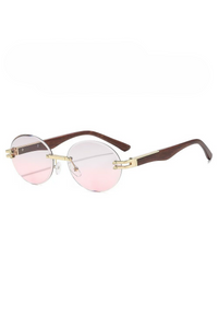 Gold Frame Grey Pink Sheet