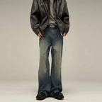 Flared Washed Jeans