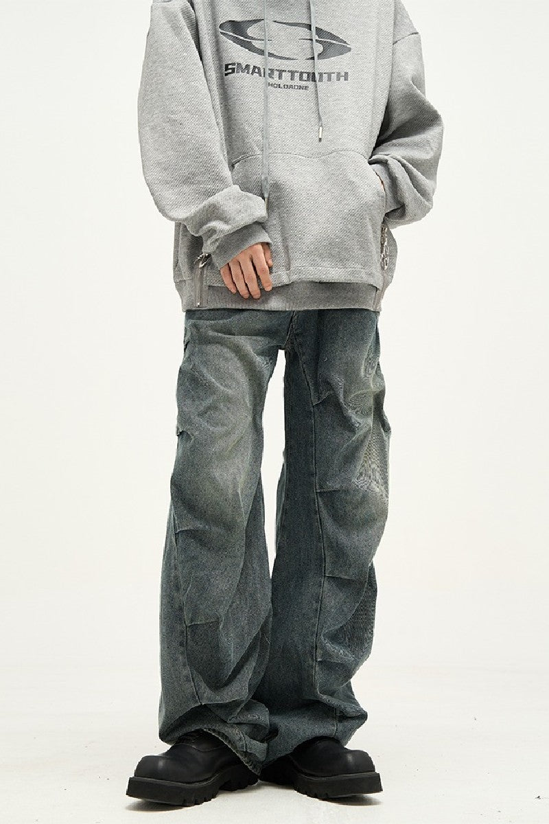 Wrinkled Jeans