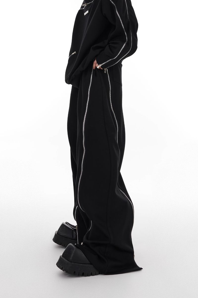 Zipper Sweatpants