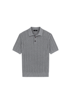 Jacquard Knit Polo Shirt