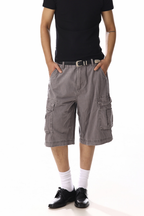 Relaxed Cargo Bermuda Shorts