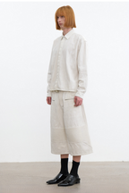 Waxed Cotton Long Sleeve Shirt