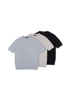 Cable Knit T-Shirt