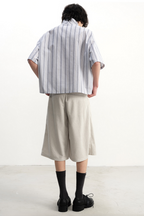 Textured Terry Capri Pants