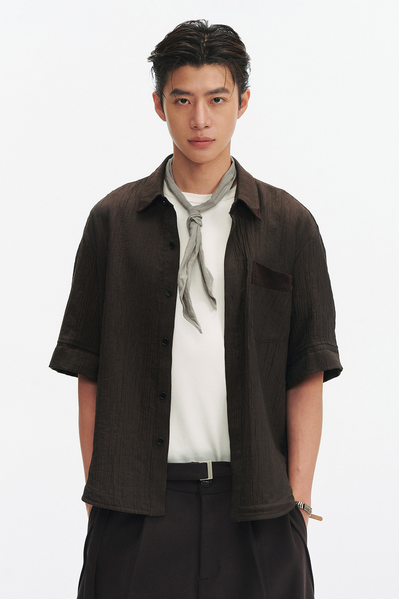 Textured Wool Shirt