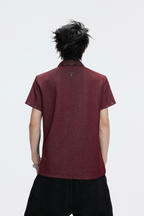 Washed Crinkle Polo Shirt